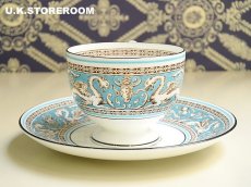 画像3: OB059 Wedgwood ウェッジウッド フロレンティーン ティートリオ (3)