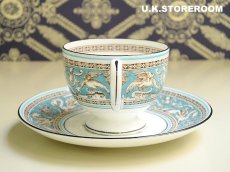 画像5: OB059 Wedgwood ウェッジウッド フロレンティーン ティートリオ (5)