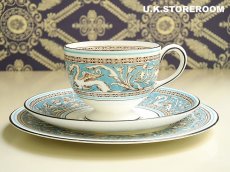 画像2: OB059 Wedgwood ウェッジウッド フロレンティーン ティートリオ (2)