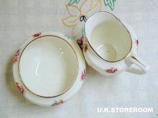 画像17: OB071 Royal Doulton ロイヤルドルトン  ローズバッド 2人用ティーセット (17)