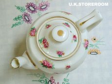 画像12: OB071 Royal Doulton ロイヤルドルトン  ローズバッド 2人用ティーセット (12)