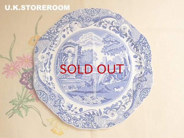 スポードブルーイタリアン サンドウィッチプレート/Spode Blue Italian：U.K.STOREROOM Online Shop