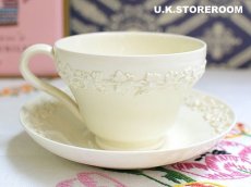 画像4: OB127 Wedgwood ウェッジウッド クィーンズウェア ティーカップ＆ソーサー (4)