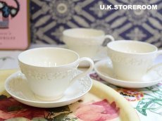 画像1: OB127 Wedgwood ウェッジウッド クィーンズウェア ティーカップ＆ソーサー (1)