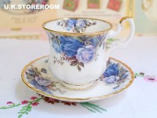 画像2: RA075 Royal Albert  ロイヤルアルバート ムーンライトローズ コーヒーカップ＆ソーサー (2)