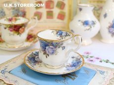 画像1: RA075 Royal Albert  ロイヤルアルバート ムーンライトローズ コーヒーカップ＆ソーサー (1)