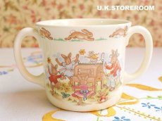 画像2: CH070 Royal Doulton Bunnykins  ロイヤルドルトン バニキンズ ツーハンドルマグ (2)