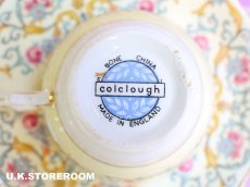 画像11: MB032 Colclough コルクラフ  ローズ＆ブルーフラワー ティートリオ (11)