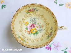 画像6: OB149 Crown Sttafordshire 　クラウンスタッフォードシャー フラワースプレイ ティートリオC (6)