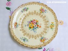 画像8: OB149 Crown Sttafordshire 　クラウンスタッフォードシャー フラワースプレイ ティートリオC (8)