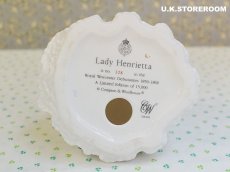 画像8: RW002 Royal Worcester  ロイヤルウースター デビュタント フィギュリン〜Lady Henrietta〜 (8)