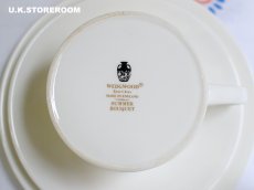 画像10: OB166 Wedgwood ウェッジウッド サマーブーケ ティートリオ (10)