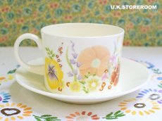 画像5: OB166 Wedgwood ウェッジウッド サマーブーケ ティートリオ (5)