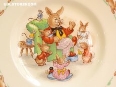 画像2: CH127 Royal Doulton Bunnykins  ロイヤルドルトン バニキンズ ケーキプレートB (2)