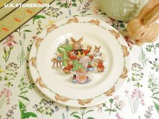 画像1: CH127 Royal Doulton Bunnykins  ロイヤルドルトン バニキンズ ケーキプレートB (1)