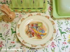 画像1: CH128 Royal Doulton Bunnykins  ロイヤルドルトン バニキンズ ケーキプレートC (1)