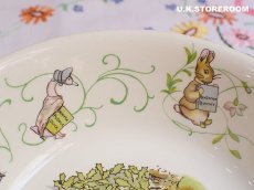 画像6: CH139 Wedgwood  Peter Rabbit  ウェッジウッド ピーターラビット グリーンライン サラダ/シリアルボウル (6)