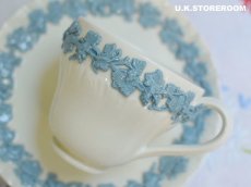 画像7: OB204 Wedgwood ウェッジウッド  クィーンズウエア コーヒーカップ＆ソーサーA (7)