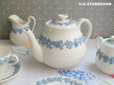 画像1: OB206 Wedgwood ウェッジウッド  クィーンズウエア 6人用ティーポット (1)