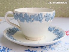 画像5: OB201 Wedgwood ウェッジウッド クィーンズウエア ティートリオB (5)