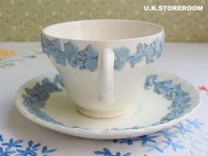 画像6: OB201 Wedgwood ウェッジウッド クィーンズウエア ティートリオB (6)