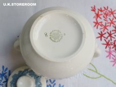 画像8: OB199 Wedgwood ウェッジウッド  クィーンズウエア シュガーポットB (8)