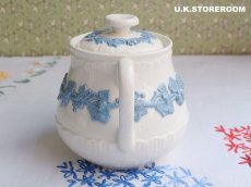 画像3: OB199 Wedgwood ウェッジウッド  クィーンズウエア シュガーポットB (3)