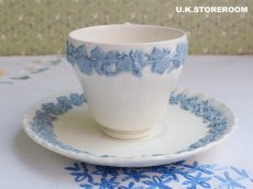 画像3: OB203 Wedgwood ウェッジウッド  クィーンズウエア コーヒーカップ＆ソーサーB (3)