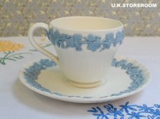 画像4: OB204 Wedgwood ウェッジウッド  クィーンズウエア コーヒーカップ＆ソーサーA (4)