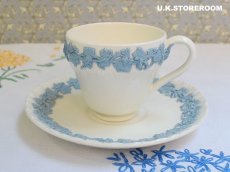 画像3: OB204 Wedgwood ウェッジウッド  クィーンズウエア コーヒーカップ＆ソーサーA (3)