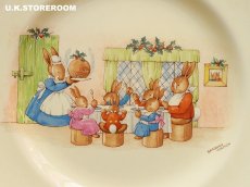 画像3: CH146 Royal Doulton Bunnykins Barbara vernon  ロイヤルドルトン バニキンズ バーバラ・ヴァーノン　20.8cmプレート (3)