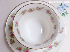 画像7: OB220 Blyth Porcelin/Diamond China  ブライスチャイナ ローズガーランド ティートリオA (7)