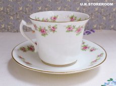 画像4: OB220 Blyth Porcelin/Diamond China  ブライスチャイナ ローズガーランド ティートリオA (4)