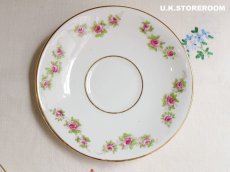 画像8: OB220 Blyth Porcelin/Diamond China  ブライスチャイナ ローズガーランド ティートリオA (8)