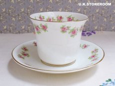 画像3: OB220 Blyth Porcelin/Diamond China  ブライスチャイナ ローズガーランド ティートリオA (3)