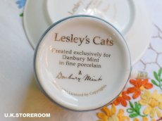 画像10: CH145 Dunbury Mint  Lesley Anne Ivory  レズリー・アン・アイボリー Lesley's Cats　コーヒーカップ＆ソーサー  (10)