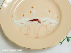 画像12: OB228 Old Noritake オールドノリタケ  フラミンゴ ティートリオ (12)