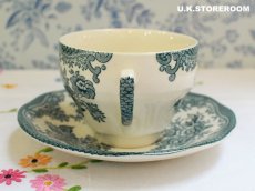 画像5: OB231 Enoch Wedgwood イーノックウェッジウッド アジアティック フェザントカップ＆ソーサー (5)