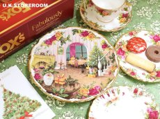 画像1: RA132 Royal Albert  ロイヤルアルバート  クリスマスマジック BBプレート (1)
