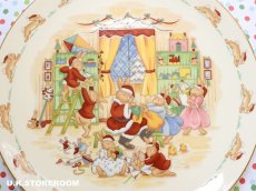 画像3: CH0148 Royal Doulton Bunnykins  ロイヤルドルトン バニキンズ クリスマスプレート (3)