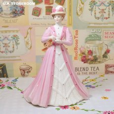 画像2: CP039 Coalport コールポート  リントンズ フィギュリン〜Emily〜 (2)