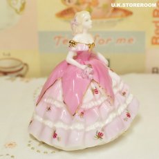 画像3: CP046 Coalport  コールポート フェアレストフラワーズ フィギュリン〜Fuchsia〜 (3)