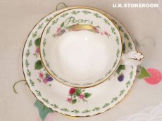 画像6: RA158 Royal Albert  ロイヤルアルバート コヴェントガーデンフルーツシリーズ -ピアー- ティーカップ＆ソーサー (6)