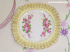 画像15: MB090 Imperial China  インペリアルチャイナ ローズパターン ティートリオ (15)