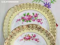 画像17: MB090 Imperial China  インペリアルチャイナ ローズパターン ティートリオ (17)