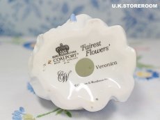 画像9: CP049 Coalport  コールポート フェアレストフラワーズ フィギュリン〜Veronica〜 (9)