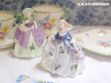 画像1: CP049 Coalport  コールポート フェアレストフラワーズ フィギュリン〜Veronica〜 (1)