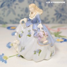 画像5: CP049 Coalport  コールポート フェアレストフラワーズ フィギュリン〜Veronica〜 (5)