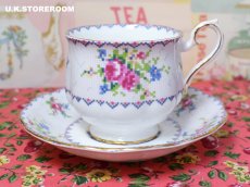 画像5: RA176 Royal Albert  ロイヤルアルバート プチポワン ティートリオ (5)