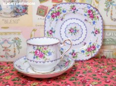画像17: RA176 Royal Albert  ロイヤルアルバート プチポワン ティートリオ (17)